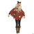 Adult scary crow poncho N274-MR01FW90437C