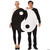 Adult yin yang couples costume N274-MR01GC6199