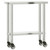 Kitchen Work Table with Wheels 32.5"x11.8"x33.5" Stainless Steel A949-376460