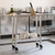 Kitchen Work Table with Wheels 32.5"x11.8"x33.5" Stainless Steel A949-376460
