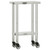 Kitchen Work Table with Wheels 21.7"x11.8"x33.5" Stainless Steel A949-376459