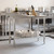 Kitchen Work Table with Backsplash 43.3"x21.7"x36.6" Stainless Steel A949-376466