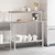 Kitchen Work Table with Overshelf 43.3"x21.7"x47.2" Stainless Steel A949-3208899
