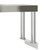 Kitchen Work Table with Overshelf 43.3"x21.7"x47.2" Stainless Steel A949-3208899