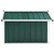 Garden Robot Lawnmower Shed 36.2"x38.2"x24.8" Galvanized Steel Green A949-150907