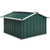 Garden Robot Lawnmower Shed 36.2"x38.2"x24.8" Galvanized Steel Green A949-150907