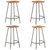 Bar Stools 4 pcs Solid Acacia Wood A949-320652