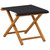 Deck Chair 4 pcs 3 Position Solid Eucalyptus Wood Black A949-3407802