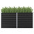 Garden Raised Bed Anthracite 63"x15.7"x30.3" Galvanized Steel A949-45730