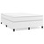 Box Spring Bed Frame White Full Faux Leather (US Only) A949-3121076