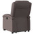 Electric Stand up Recliner Chair Dark Brown Real Leather A949-3205945