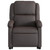 Electric Stand up Recliner Chair Dark Brown Real Leather A949-3205945