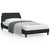 Bed Frame "Dover" Black 39.4"x74.8" Faux Leather A949-373269