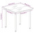 3 Piece Patio Dining Set Light Gray A949-3099643