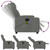 Massage Recliner Chair Dark Grey Fabric A949-3205569