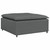 Modular Sofa with Footstool&Cushions Fabric Dark Gray A949-3321298