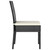 5 Piece Patio Dining Set Poly Rattan Black A949-3065694