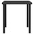 5 Piece Patio Dining Set Poly Rattan Black A949-3065694