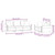 2 Piece Sofa Set with Pillows Light Gray Velvet A949-3202270