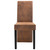 Dining Chairs 4 pcs Brown Faux Suede Leather A949-249201