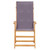 Reclining Patio Chairs 2 pcs Brown Solid Acacia Wood A949-45936