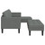 Sofa Set 2 pcs Dark Grey Polyester A949-3329253