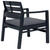 4 Piece Patio Lounge Set Plastic Anthracite A949-276180