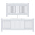 MDF Radiator Cover White 80.7 A949-325547