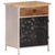 Bedside Cabinet 15.7"x11.8"x19.7" Rough Mango Wood A949-323738