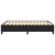 Box Spring Bed Frame Black Queen Faux Leather (US/AU Only) A949-3121077