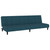 2-Seater Sofa Bed Blue Velvet A949-375762