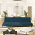 2-Seater Sofa Bed Blue Velvet A949-375762