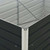 Raised Garden Bed Anthracite 63"x31.5"x30.3" Galvanized Steel A949-45722