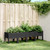 Garden Planter with Legs Black 63"x15.7"x16.5" PP A949-367903