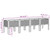 Garden Planter with Legs Black 63"x15.7"x16.5" PP A949-367903