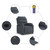 Massage Recliner Chair Dark Gray Velvet A949-373512