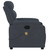 Massage Recliner Chair Dark Gray Velvet A949-373512