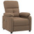 Massage Recliner Brown Fabric A949-289676