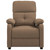Massage Recliner Brown Fabric A949-289676