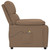 Massage Recliner Brown Fabric A949-289676