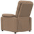 Massage Recliner Brown Fabric A949-289676