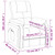 Massage Recliner Brown Fabric A949-289676