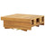 Folding Sun Lounger with Cushion Solid Acacia Wood A949-46490