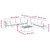 8 Piece Patio Lounge Set with Cushions Solid Acacia Wood A949-3087016