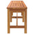 Patio Bench 59.1"x13.8"x17.7" Solid Wood Acacia A949-319420