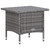 3 Piece Patio Lounge Set with Cushions Poly Rattan Gray A949-3059373