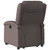 Stand up Massage Recliner Chair Dark Brown Real Leather A949-3205941