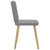 Dining Chairs 4 pcs Light Gray Fabric A949-3315297