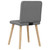 Dining Chairs 6 pcs Dark Gray Fabric A949-3315515