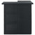 4 Piece Patio Bar Set with Cushions Poly Rattan Black A949-3064923